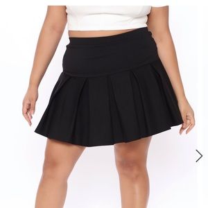 Pleated Mini Skort